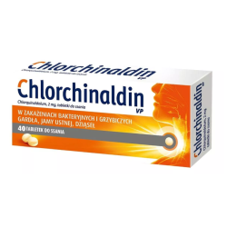 Chlorchinaldin 40 tabletek do ssania