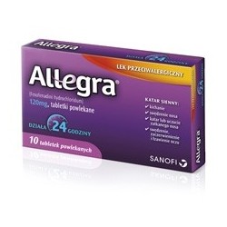 Allegra 10 tabletek