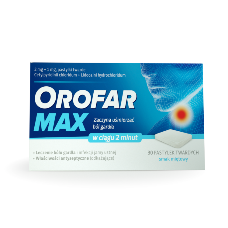 Orofar Max 30 pastylek