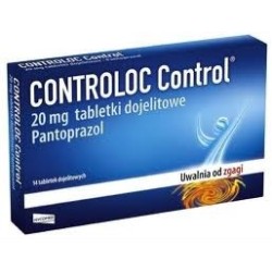 Controloc CONTROL 20 mg 14 tabletek dojelitowych