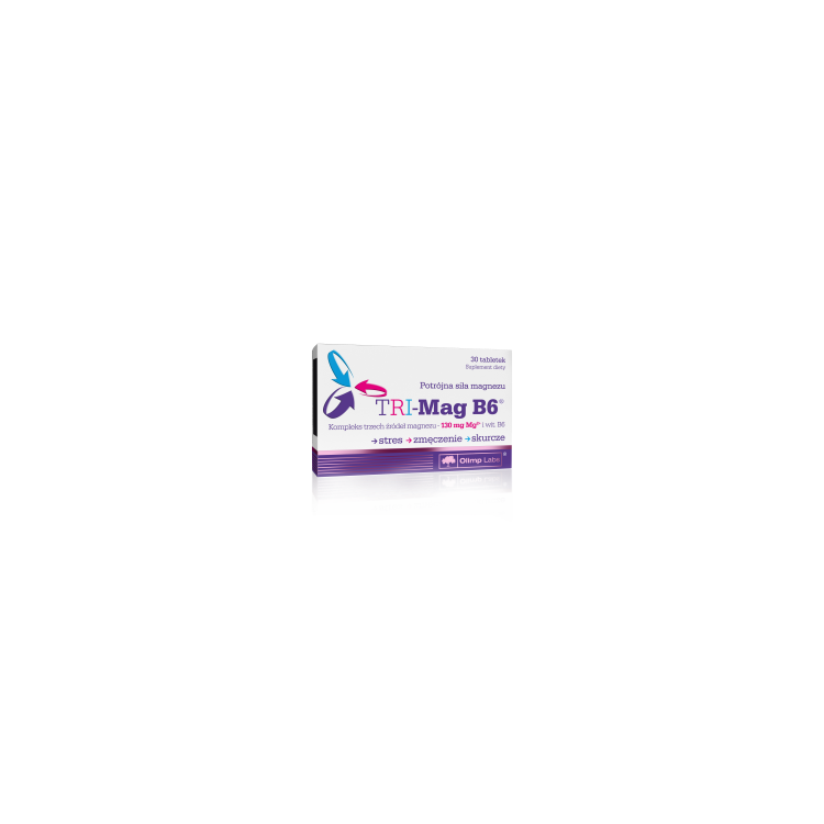 OLIMP TRI-MAG B6 Potrójna siła magnezu 30 tabletek