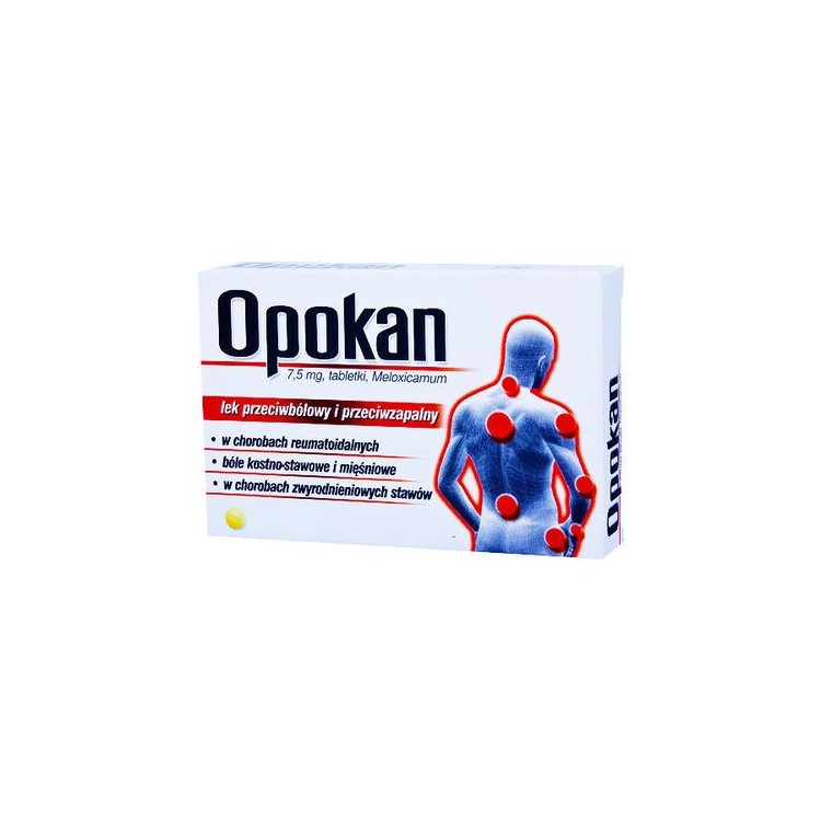 Opokan (Meloxicamum) 7,5 mg x 30 tabletek