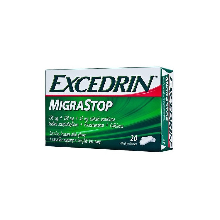 EXCEDRIN MIGRA STOP 20 tabletek