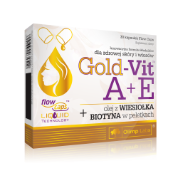 OLIMP Gold-Vit A + E z wiesiołkiem i biotyną 30 kapsułek
