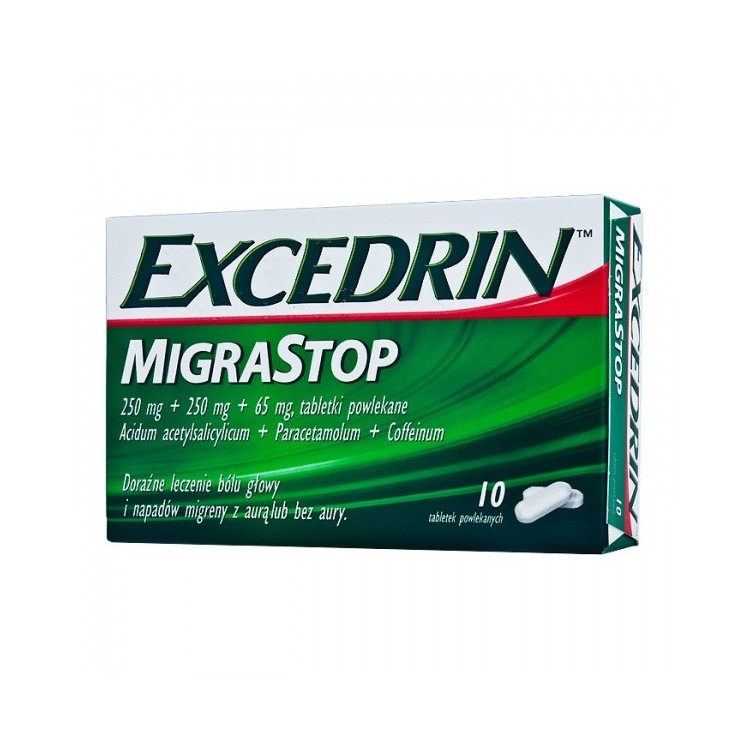 EXCEDRIN MIGRA STOP 10 tabletek