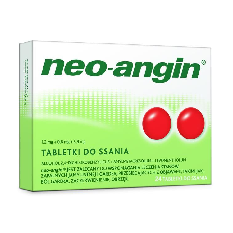 Neo-Angin 24 tabletki do ssania