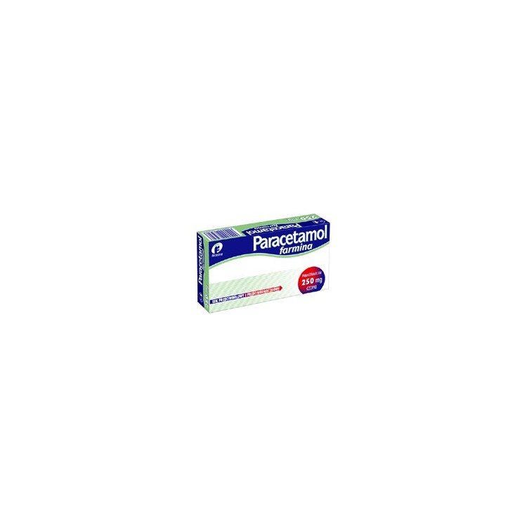 Paracetamol Farmina 250 mg 10 czopków