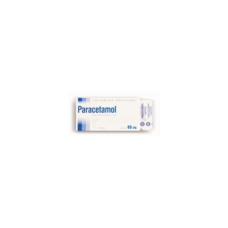 Paracetamol Hasco 80 mg 10 czopków