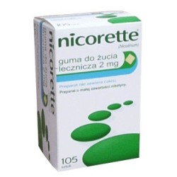 Nicorette Classic guma 2mg 105 sztuk