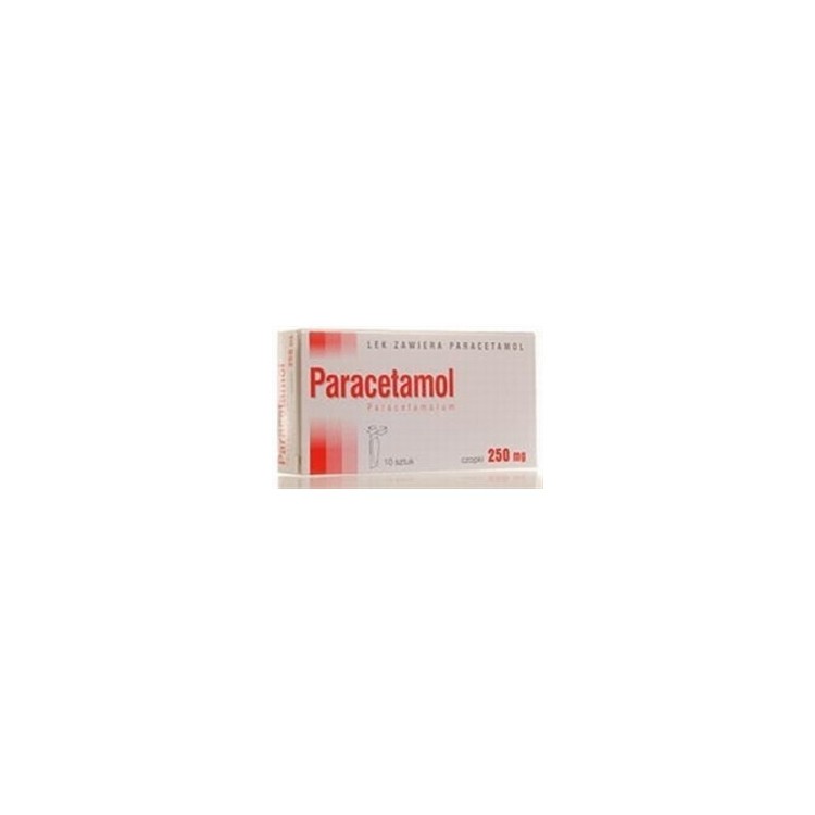 Paracetamol Hasco 250 mg 10 czopków