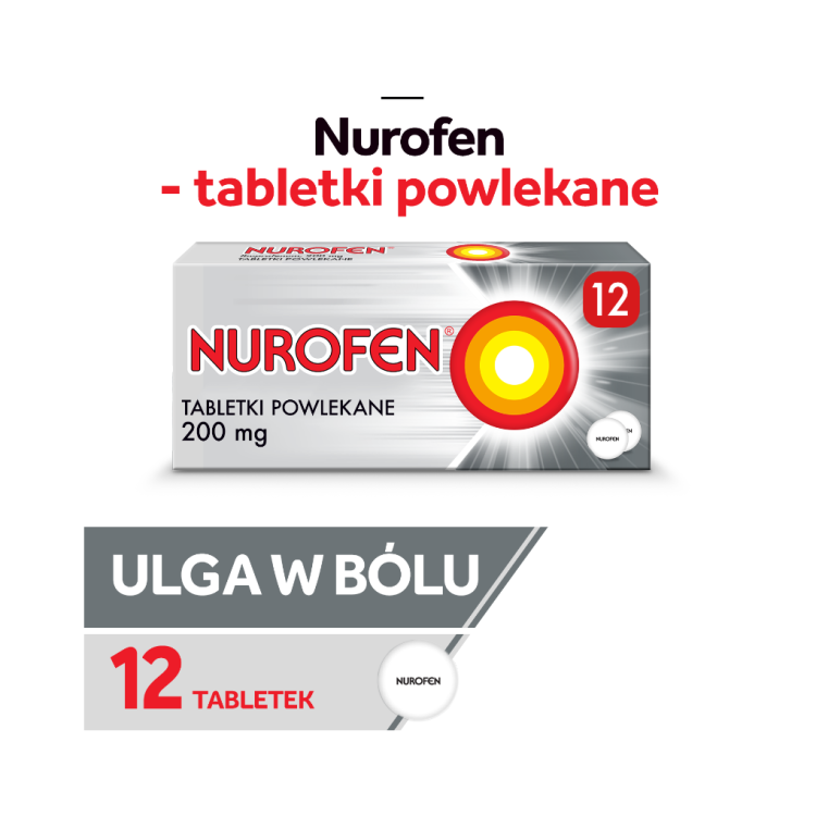 Nurofen 0,2 g 12 tabletek