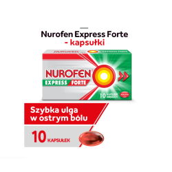 Nurofen EXPRESS Forte 0,4g 10 kapsułek