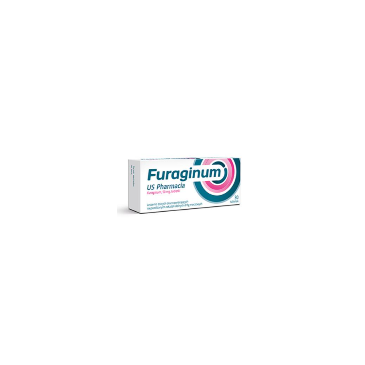 FURAGINUM US Pharmacia 50 mg 30 tabletek