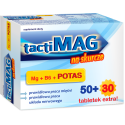 TactiMAG na skurcze 50 tabletek + 30 tabletek