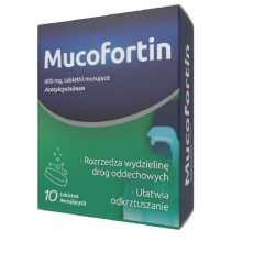 Mucofortin 600 mg 10 tabletek musujacych