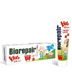 BIOREPAIR Kids Pasta do zębów dla dzieci o smaku poziomkowym 50 ml