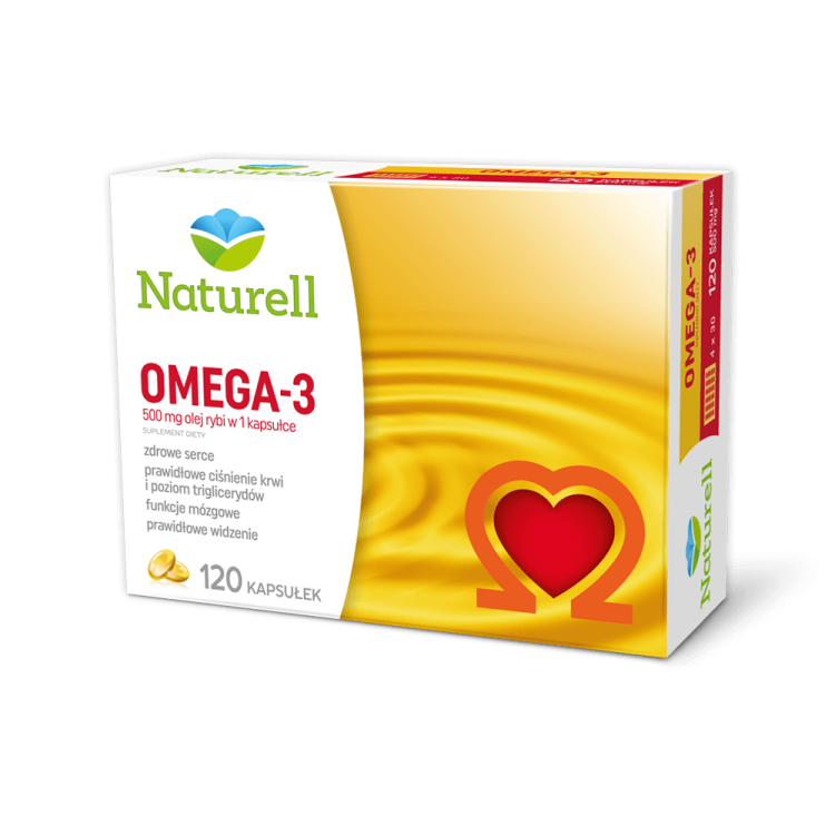 Omega-3 olej 0,5g x 120 kapsułek Naturell