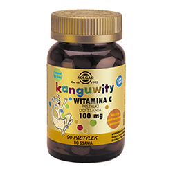 SOLGAR Kanguwity Witamina C 100 mg 90 pastylek