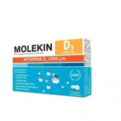 Molekin D3 2000 j.m. 60 tabletek powlekanych
