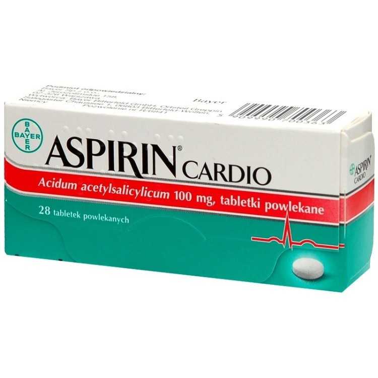 Aspirin Cardio 100 mg 28 tabletek powlekanych