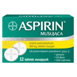 Aspirin Musująca 12 tabletek musujących