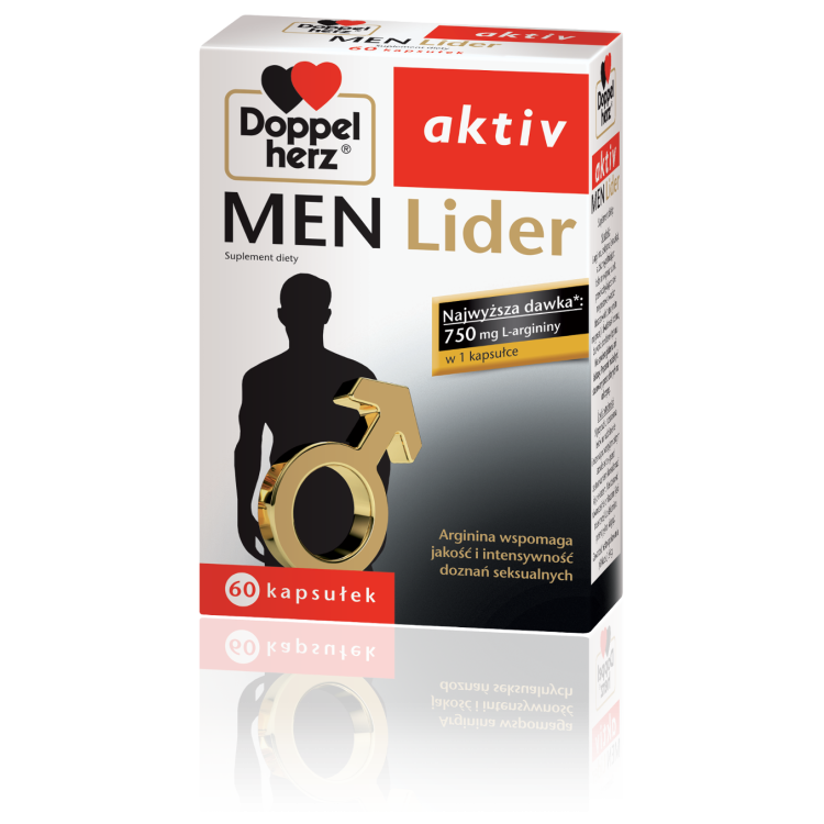 Doppelherz Aktiv Men Lider 60 kapsułek Doppelherz Aktiv Men Lider 60 kapsułek