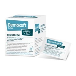 Demoxoft Clean Chusteczki do pielęgnacji i oczyszczania powiek 20 szt.
