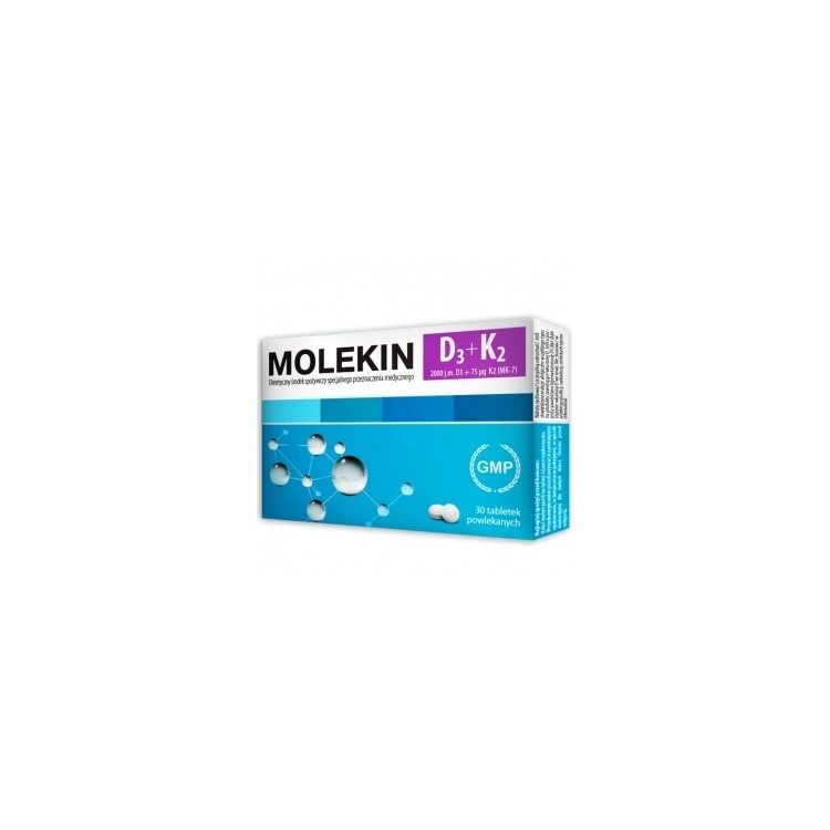 Molekin D3 + K2 30 tabletek
