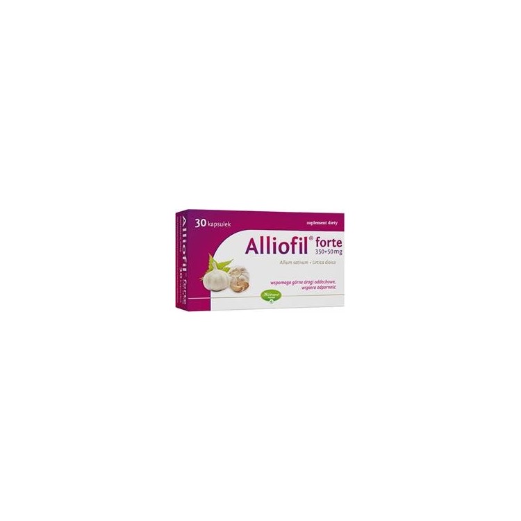Alliofil forte 30 kapsułek Alliofil forte 30 kapsułek