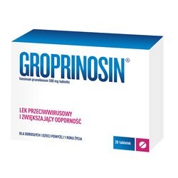 Groprinosin 20 tabletek