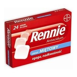 Rennie Antacidum 24 tabletki