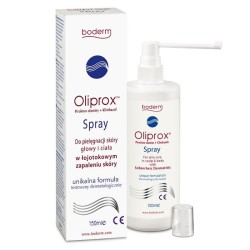 OLIPROX Spray do pielęgnacji głowy i ciała w łojotokowym zapaleniu skóry 150ml