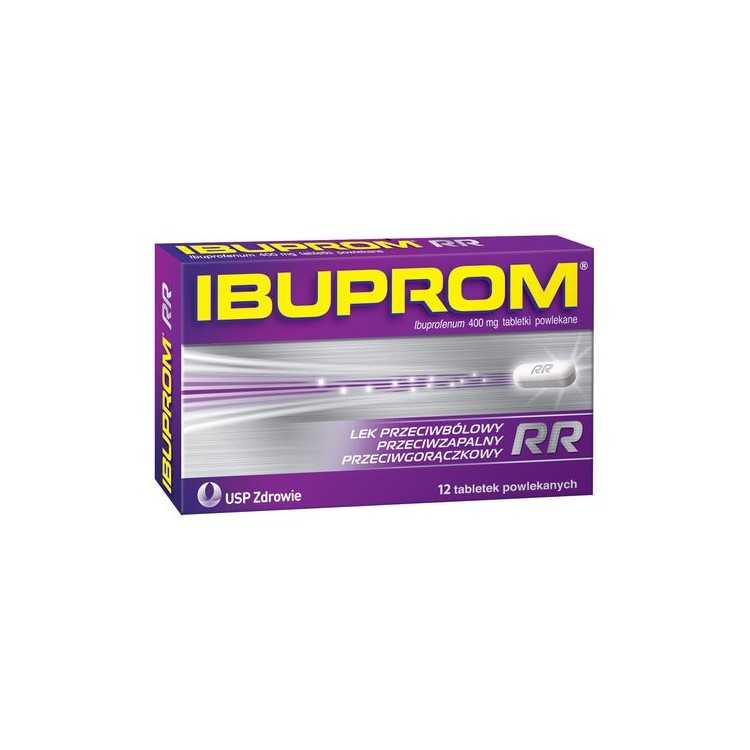 Ibuprom RR MAX 400mg 12 tabletek
