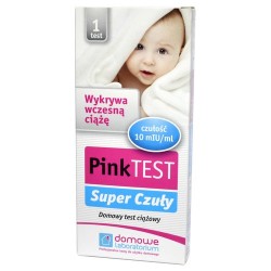 Test ciążowy Pink TEST Super czuły płytkowy 1 sztuka