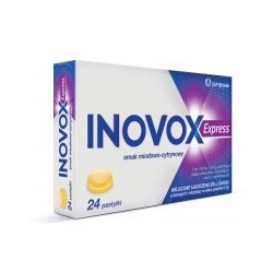 Inovox Express 24 pastylki o smaku miodowo-cytrynowym