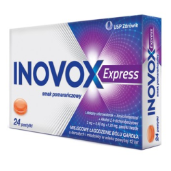 Inovox Express 24 pastylki o smaku pomarańczowym