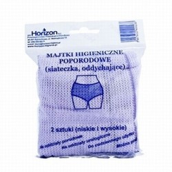 Majtki higieniczne poporodowe HORIZON dla kobiet rozmiar 44-46 2 sztuki