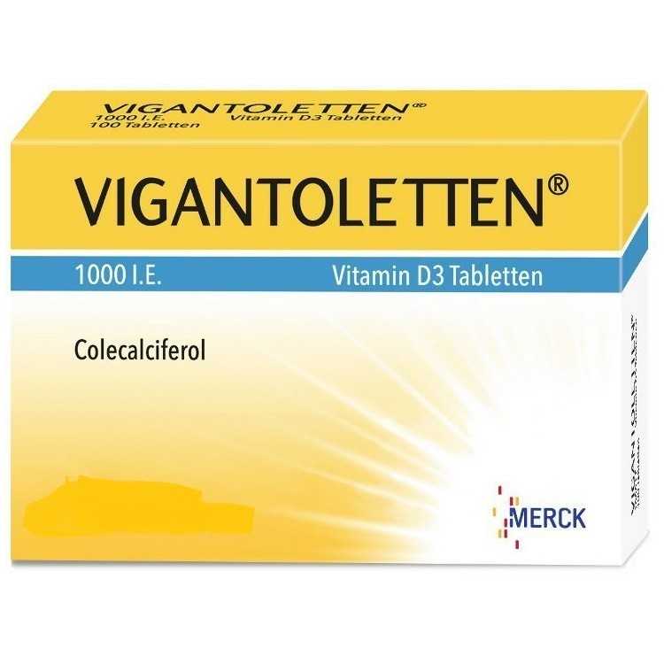 Vigantoletten 1000 (25 mikrogramów - 1000 j.m.) 90 tabletek