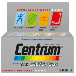 Centrum Silver 50+ Formuła Multiefekt 100 tabletek