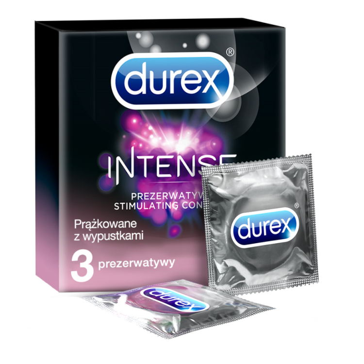 DUREX Intense prezerwatywy z wypustkami 3 sztuki