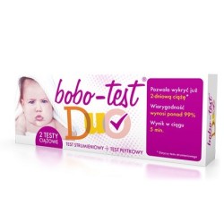 Test ciążowy Bobo-test Duo 2 testy strumieniowy + płytkowy
