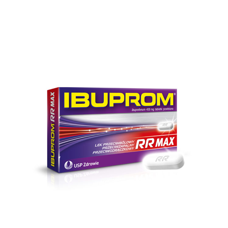 Ibuprom RR MAX 400mg 24 tabletek