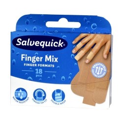 Salvequick Finger Mix plastry18 sztuk