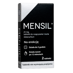 Mensil 25 mg 2 tabletki do rozgryzania i żucia