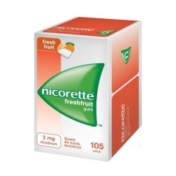 Nicorette Fresh Fruit gumy 2 mg 105 sztuk