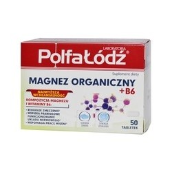 Magnez Organiczny+B6 Polfa Łódź 50 tabletek