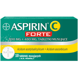 Aspirin C Forte 10 tabletek musujących