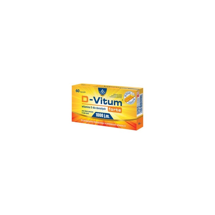 D-Vitum Forte 1000 j.m. 60 kapsułek