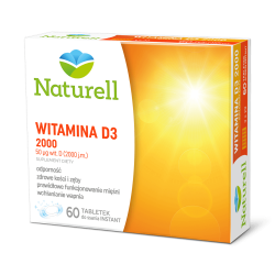 Witamina D3 2000 60 tabletek do ssania Naturell