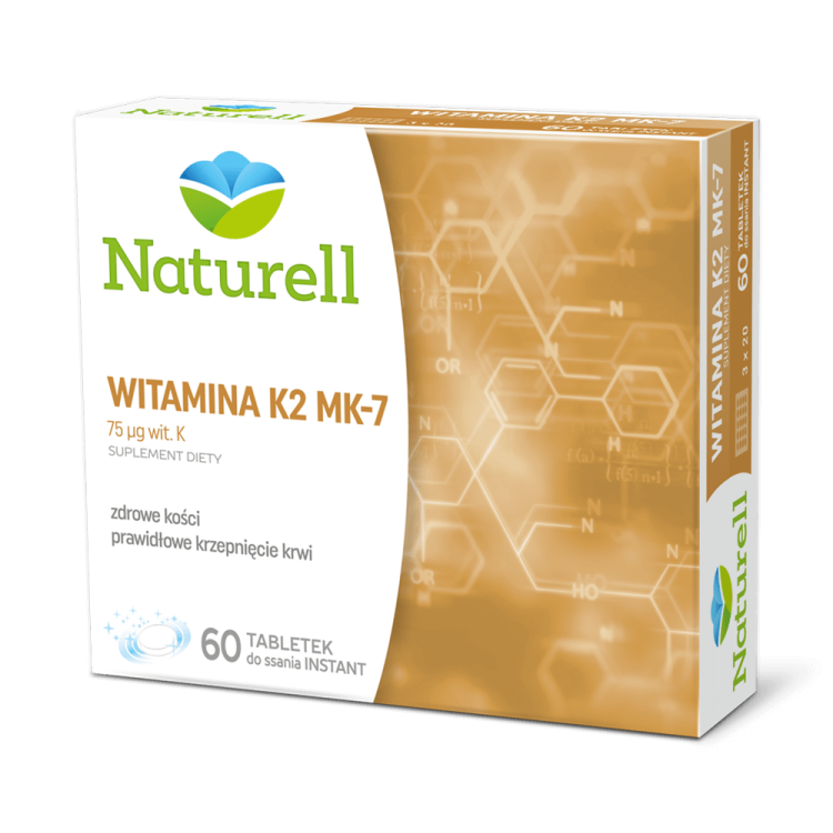 Witamina K2 MK-7 60 tabletek do ssania Naturell